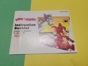 Tom & Jerry 1991 NES Nintendo Instruction Booklet NES-5Y-USA