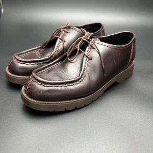 KLEMAN Padre Bordeaux / Tyrolean Derby Business Casual Shoes / Rugged Sole - Picture 1 of 11