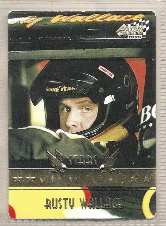 Rusty Wallace WW 1995 Pinnacle Action Packed Stars #76 - Image 1 of 1