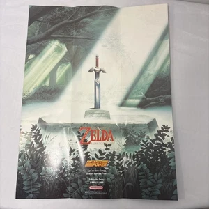 The Legend of Zelda: A Link to the Past - Nintendo Power - SNES Vintage Poster - Picture 1 of 6