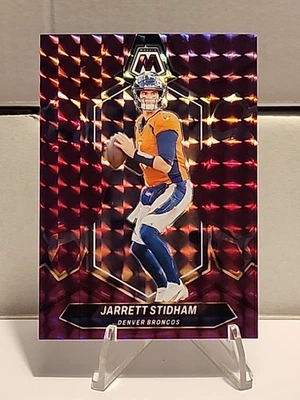 2024 Panini Mosaic - Jarrett Stidham #64 Purple Mosaic Prizm /49 - Image 1 of 2