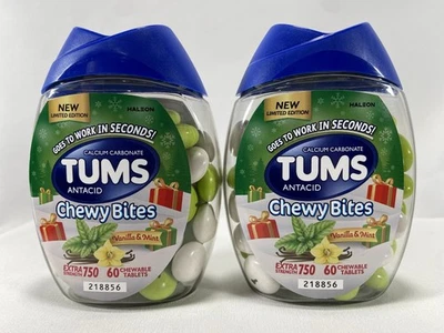 TUMS Chewy Bites Antacid Extra Strength 750mg Vanilla & Mint Exp 06/28 - Image 1 of 2