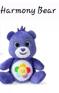 Care Bears Harmony Bear Purple Mini Micro 3" Plush Stuffed Animal New - Picture 1 of 1