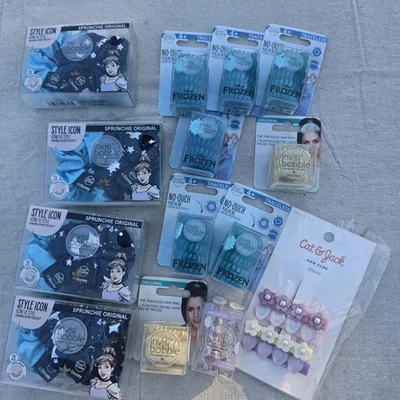 Invisibobble Disney Cinderella Frozen Scrunchie lot - Image 1 of 4