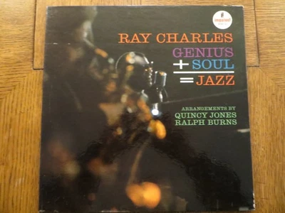 Ray Charles – Genius + Soul = Jazz - 1961 - Impulse! A-2 Vinyl LP VG/VG - Image 1 of 4