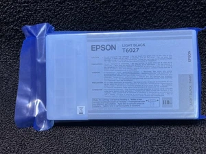Original Epson T6027 Light Black Tinte Stylus Pro 7800 7880 9800 9880 Oktober 2019 - Bild 1 von 2