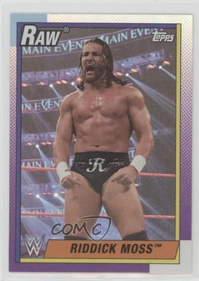 2021 Topps Heritage WWE Rainbow Foil Riddick Moss #36 - Image 1 of 2