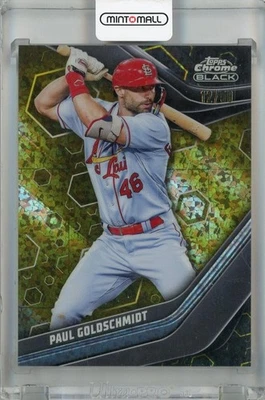 2023 Topps Chrome Black Paul Goldschmidt Gold Mini-Diamond /50 - Image 1 of 2