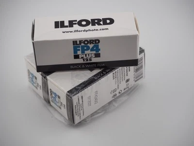 Ilford FP4 Plus Fine Grain Black and White Film, ISO 125, 120 Size 3 rolls - Image 1 of 4