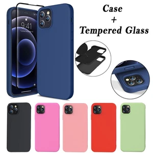 Hülle für iPhone 12 Pro Max 11 XS Max 7 8 Plus 6 und Full Screen Schutz Cover - Bild 1 von 24