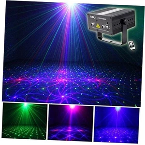  Stage Lights 12 Gobos in Blue Red Party Light Green Stars Mixed Effect Stage  - Picture 1 of 4