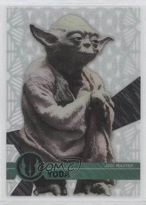 2017 Topps Star Wars High Tek Form 1 Pattern 2 Yoda #56 2k3 - Image 1 of 3