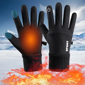 Waterproof Windproof Thermal Gloves, Touch Screen Winter Gloves for Extreme Cold - Picture 1 of 15
