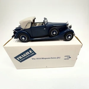 Coche modelo fundido a presión Danbury Mint 1934 Hispano-Suiza J12 escala 1:24 - MW-301 - Imagen 1 de 7