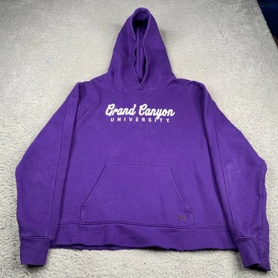 GCU Grand Canyon University Under Armour Hoodie Women Medium Purple Fleece Lopes - Image 1 of 4