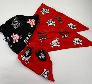 4 -LEGOLAND PIRATE ISLAND HOTEL FLORIDA RESORT BANDANA SCARFS & 2-EYE PATCHES - Bild 1 von 2