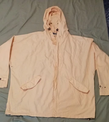 Polo Ralph Lauren Hooded Coat/Jacket Yellow Lightweight Men Size XX L Full Zip - Image 1 of 4