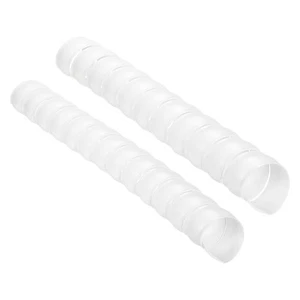 1 Set/2Pcs Plastic Tree Trunk Protector Spiral Bark Wraps Guard, 2 Sizes White - Picture 1 of 6