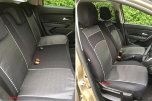 Set completo coprisedili su misura in tessuto per Renault Megane Mk4 2016 in poi HTB/Berlina - Foto 1 di 12