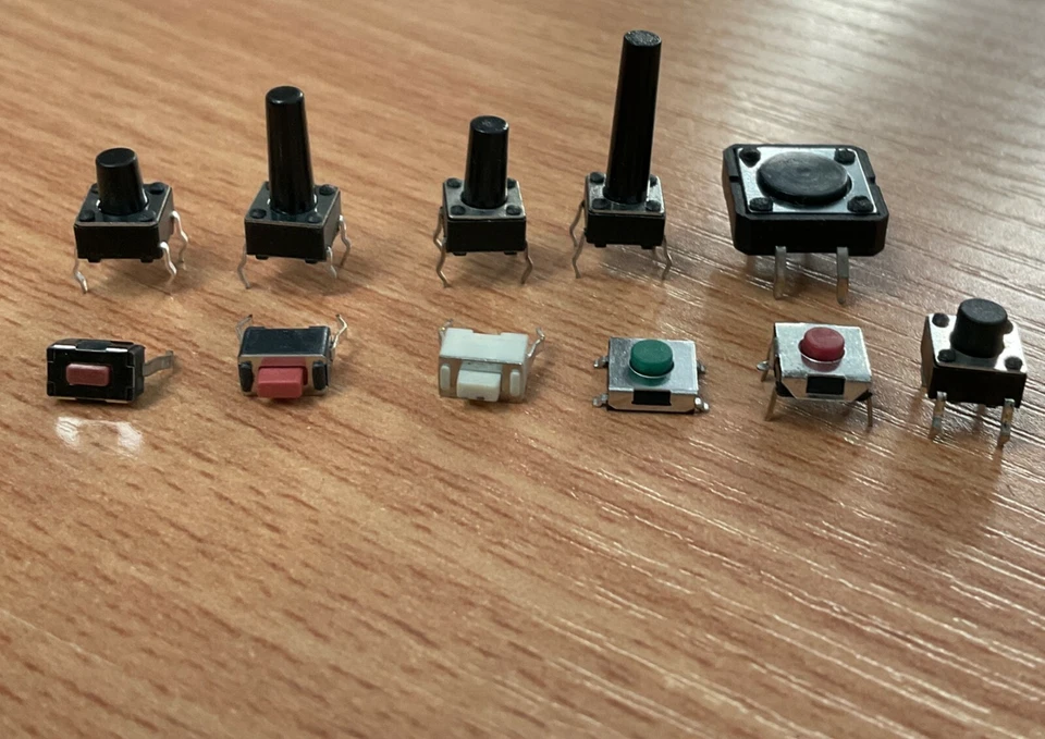 Push Click Tactile Switch PCB Round Button Momentary Small Mini Micro - Image 1 of 1