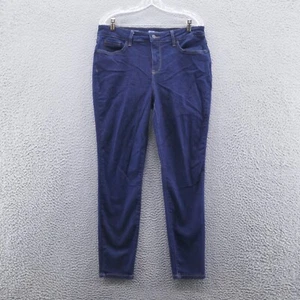 Not Your Daughters Womens Skinny Jeans 10 Blue Dark Wash High Rise Stretch - Picture 1 of 16