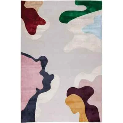 Handmade Modern Abstract Design Hand Tufted Area Rug Hand Tufted Wool - Image 1 of 4