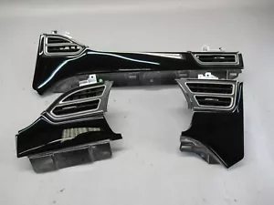 Panel de tablero de piano negro Tesla Model S respiraderos 3 piezas - Imagen 1 de 16
