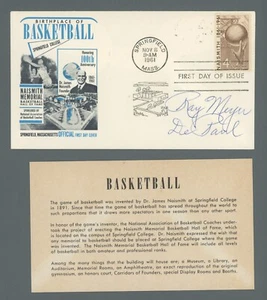 Ray Meyer DePaul Signed 11/6/61 First Day Cover Auto with PSA Sticker - Picture 1 of 2