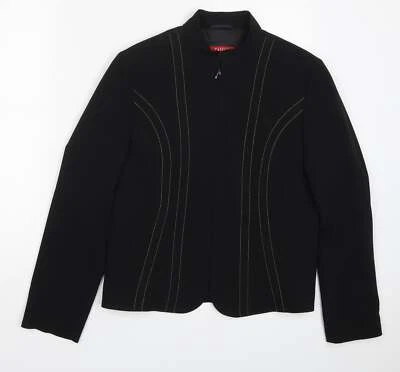 Taifun Womens Black Jacket Size 14 Zip - Image 1 of 4