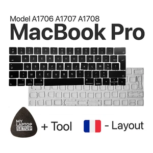 Ersatztaste für MacBook Pro (2016-2017) A1706 A1707 A1708 FR-Layout Französisch - Bild 1 von 12