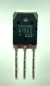 2SA1962 PNP Power Transistor 230V 15A TO-3P Genuine Toshiba Part Tested x 1 pcs - Picture 1 of 1