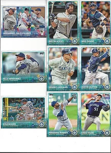 2015 Topps 1 Seattle Mariners Team Set Seager Zunino Ackley Felix Hernández 11 - Imagen 1 de 1