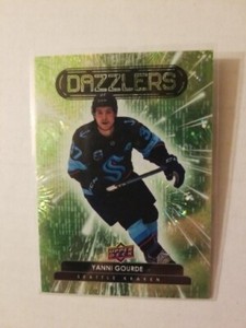 2022-23 Upper Deck MVP Green Script #154 SP Yanni Gourde Seattle Kraken