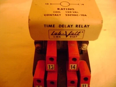 Relé de retardo de tiempo LabVolt EMS 9107 Foto 1 de 4