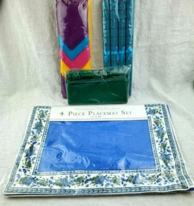 Cloth Napkins and Placemats Various Colors and Patterns - Picture 1 of 10