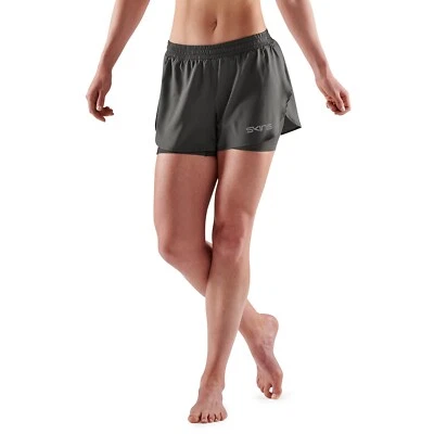 SKINS сжатия серии-3 женщин суперпозиция шорты уголь маленький новый с ярлыками - Изображение 1 из 4