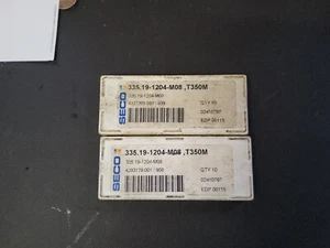 335.19 1204-M08 T350M SECO ** 12 INSERTS *** FACTORY PACK *** - Picture 1 of 2