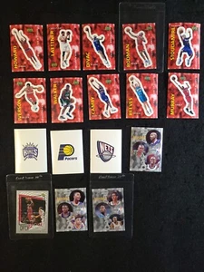 1997 Upper Deck Basketball Stickers Lot Of 17 Inc Michael Jordan Allen Iverson - Picture 1 of 5