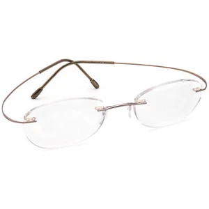 Silhouette Brille 7799 6051 Titan Braun Sandstein Randlos Austria 48[]17 135 - Bild 1 von 5