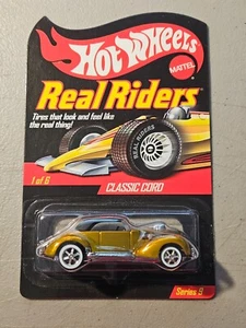 2009 HOT WHEELS RLC REAL RIDES SERIES 9 CLASSIC CORD GOLD #1977 OF 5000 - Picture 1 of 6