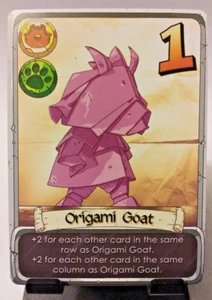 BATTLEGOATS - ORIGAMI GOAT PROMO Card - Promo Paradise Kickstarter 2019 NEU! - Bild 1 von 2
