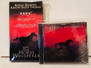 The Horse Whisperer 1998 film (VHS and Soundtrack CD) w/ Robert Redford - Picture 1 of 1