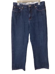 Vintage Tommy Hilfiger Cropped Ankle Jeans Damen 14 Blau Denim 100% Baumwolle Y2K - Bild 1 von 17