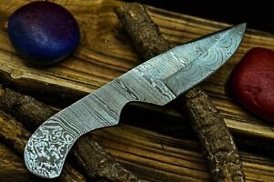 AB Knives Custom Handmade Damascus Steel Tactical Hunting Blank Blade  589