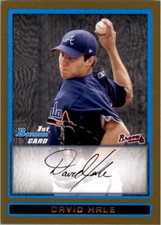 2009 Bowman Draft Prospects Gold Baseball Card Pick