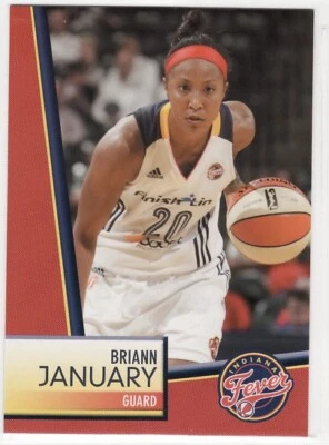 2014 Rittenhouse WNBA Card #26 - Briann January - Indiana Fever - Image 1 of 2