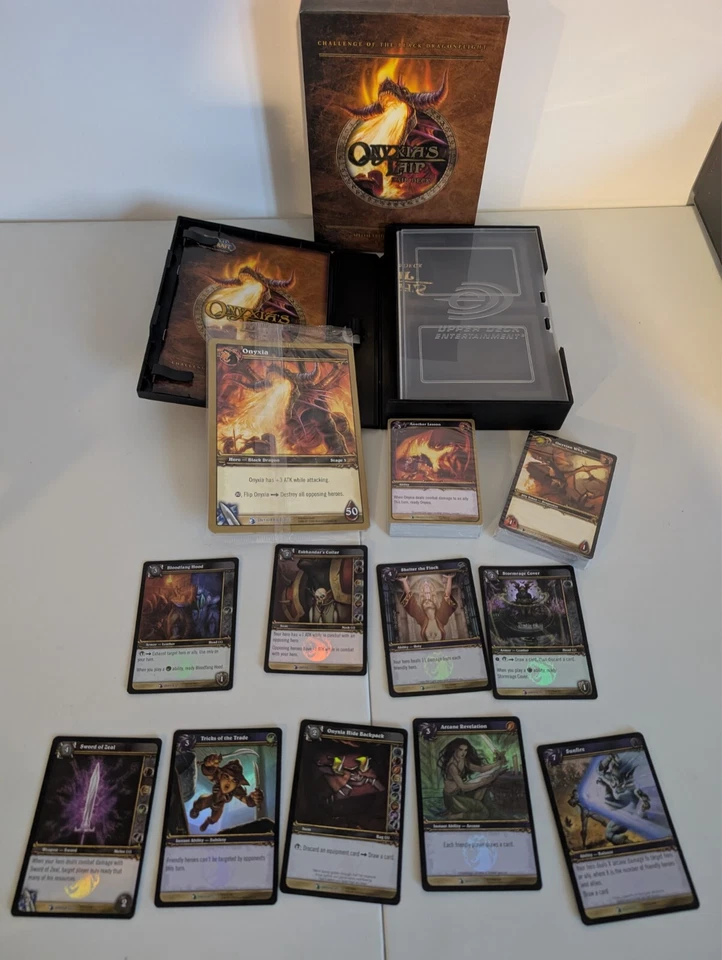  WOW TCG Onyxia's Lair Raid Deck Special Ed.n UNOPENED CORE CARDS - 9 loot cards - Image 1 of 1