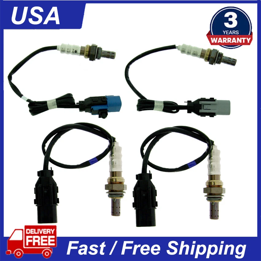 For 2002-2005 Kia Sedona 3.5L V6 Set Of 4 Oxygen O2 Sensor Upstream+Downstream - Image 1 of 4