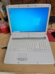 ACER ASPIRE 7720 ICK70 17" Laptop Core 2 Duo 4GB Ram 240GB SSD Win 10 AC ADAPTER - Picture 1 of 16