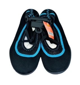 Oxide Women's Aqua Socks, Black/Teal, Size 8 - Picture 1 of 4